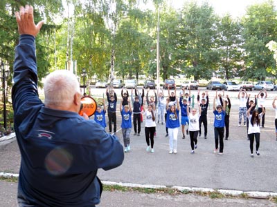 Зарядка с чемпионом