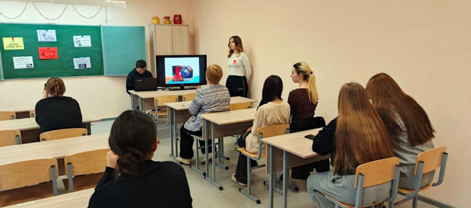 В группе 1ПК-22 была проведена беседа Правда о СПИДе