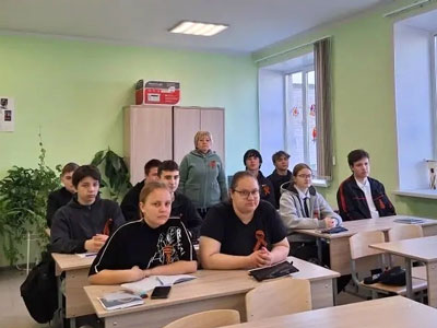 Урок мужества в группе 1СЭЗ-25