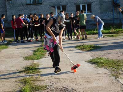 Весёлые старты в общежитии