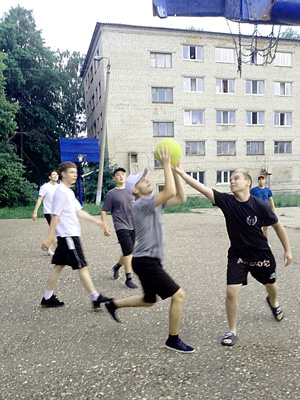Заключительная игра в баскетбол в этом сезоне