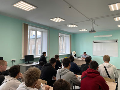 Встреча студентов с заместителем начальника полиции