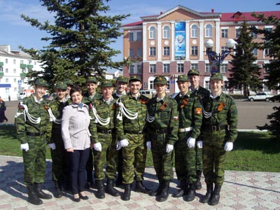 1 тур городского смотра строя и песни