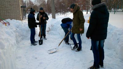 Расчистка детского сада