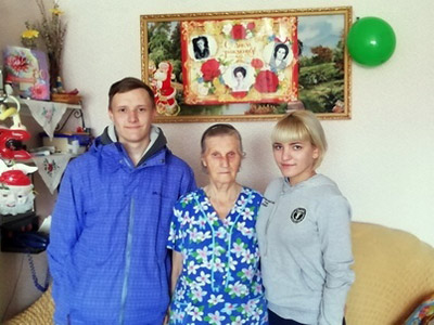 Посещение подшефных ветеранов