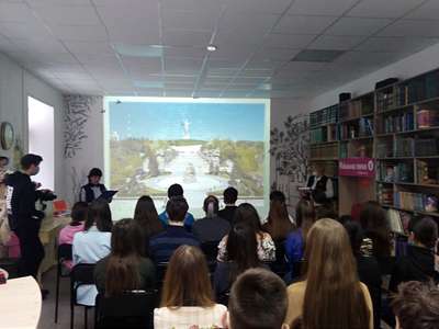 Посещение центральной городской библиотеки