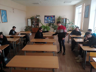 Классный час в группе 1ТЭР-18