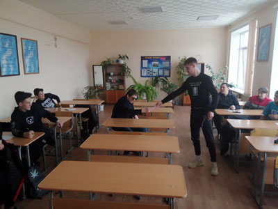 Классный час в группе 1ТЭР-18