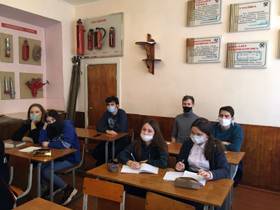 Классный час в группе 1ПСО-20