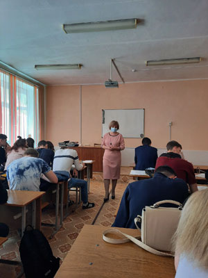 На собрании студенческого актива колледжа