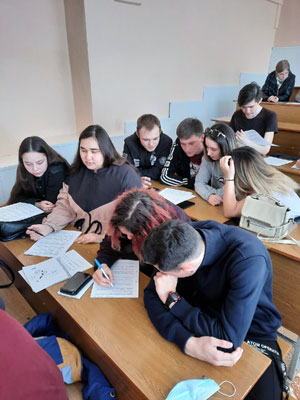 На собрании студенческого актива колледжа
