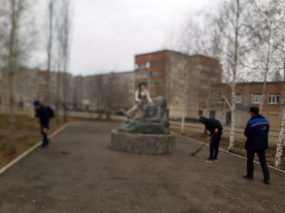 Подготовка Парка Коммунальников к отдыху горожан