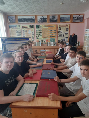 В музее колледжа прошел урок мужества