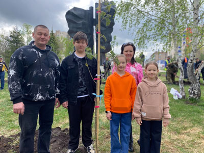 Приборка в парке Победы