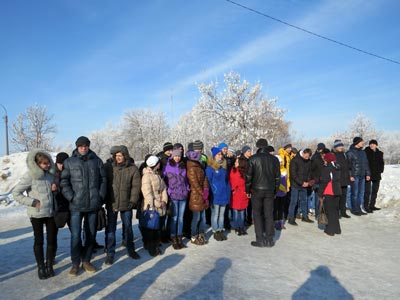 Митинг, посвященный вручению капсулы Победы