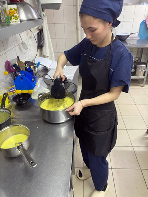 Повара на производственной практике
