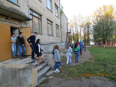 Учения по пожарной безопасности