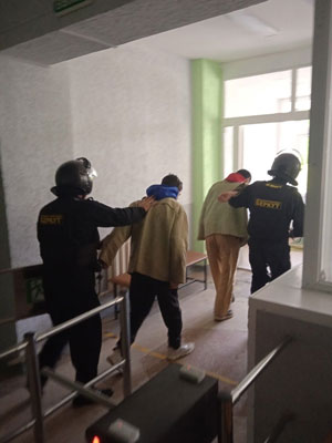 Тренировочные учения в колледже