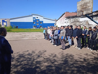 Тренировочные учения в колледже