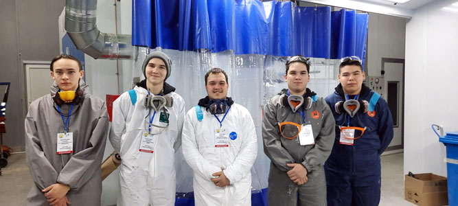Региональный чемпионат Worldskills Russia по компетенции Окраска автомобиля